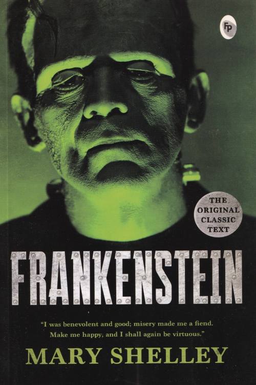 Frankenstein - Marry Shelley, naslovnica knjige