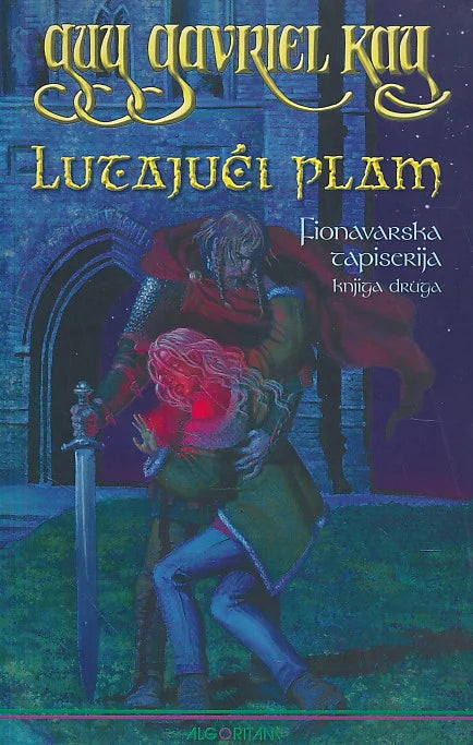 Lutajući plam, Gavriel Kay, muškarac s mačem, žena se drži za njega.