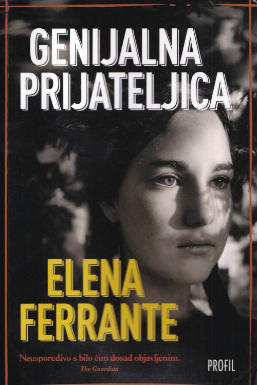 Genijalna prijateljica - Elena Ferrante, naslovnica knjige