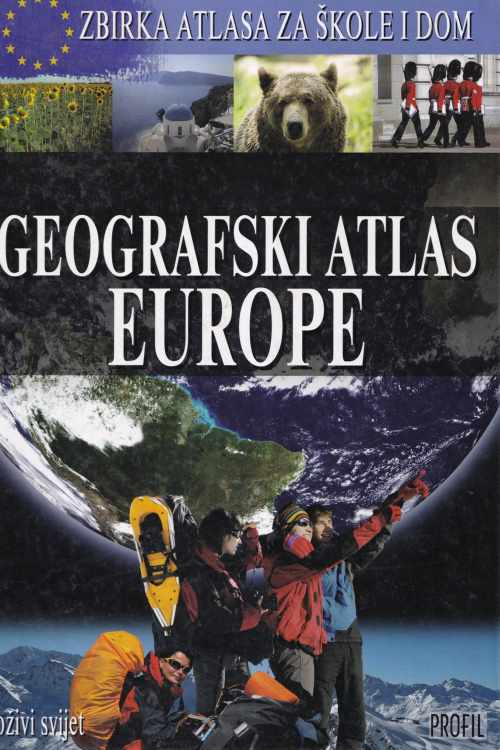 Geografski atlas Europe - Denis Šehić | Demir Šehić, naslovnica knjige