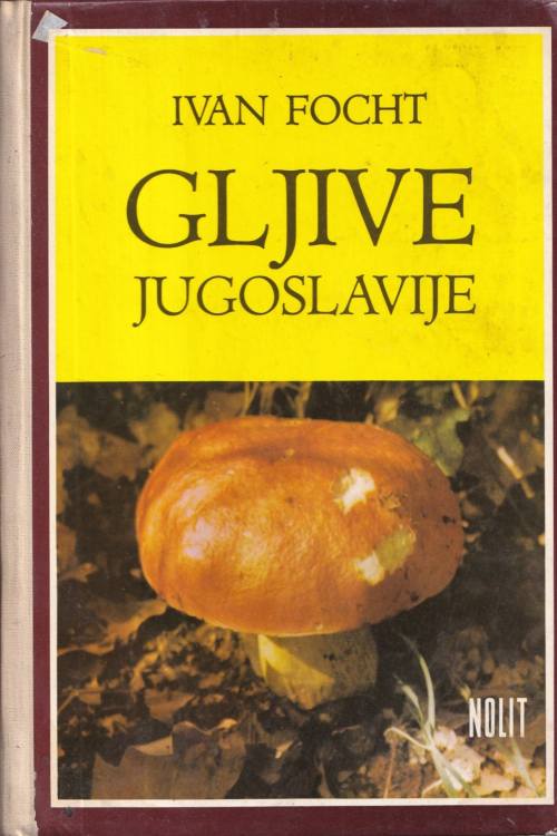 Gljive Jugoslavije - Ivan Focht, naslovnica knjige