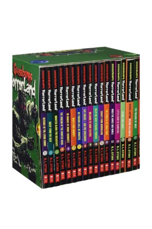 Goosebumps, R.L. Stine -  boxset cover