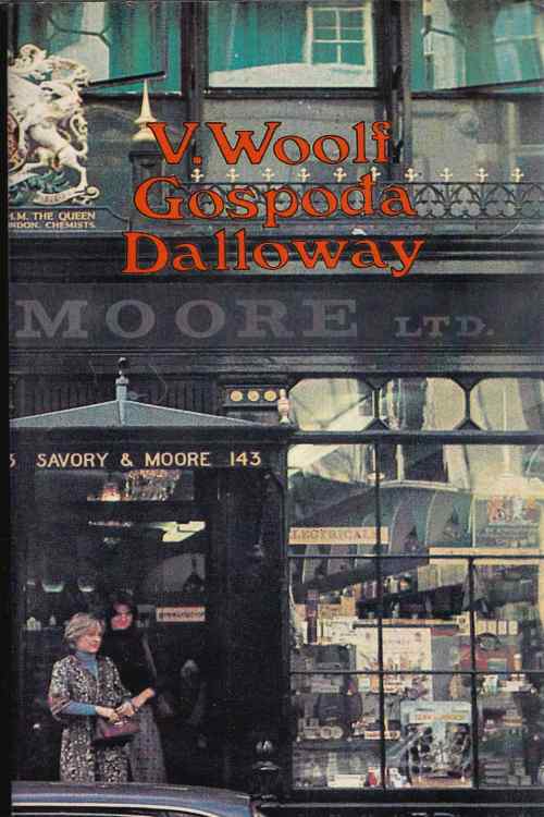 Gospođa Dalloway - Virginia Woolf, naslovnica knjige