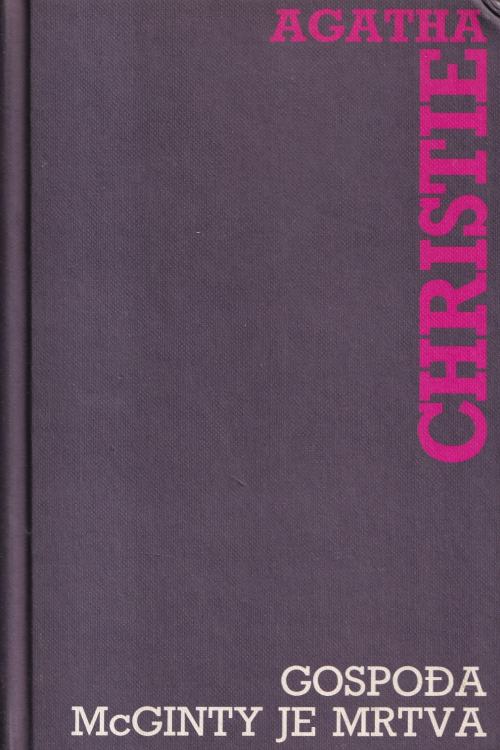 Gospođa McGinty je mrtva - Agatha Christie, naslovnica knjige