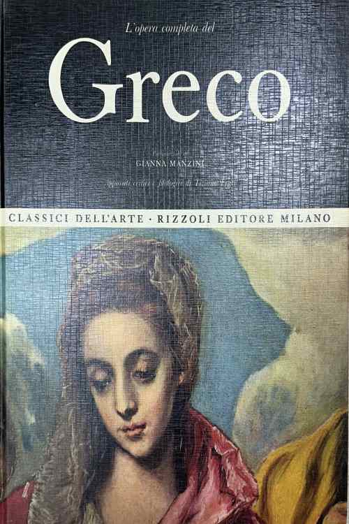 Classici dell'arte: Greco - Gianna Manzini, naslovnica knjige