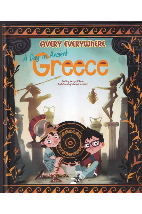 A Day in Ancient Greece - Jacopo Olivieri, naslovnica knjige
