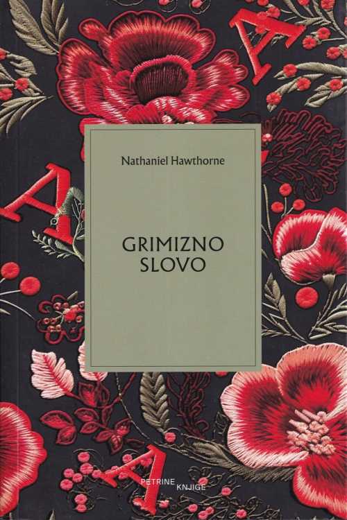 Grimizno slovo - Nathaniel Hawthorne, naslovnica knjige