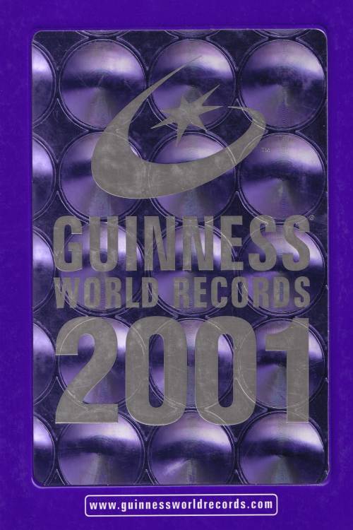 Guinness World Records 2001, naslovnica knjige