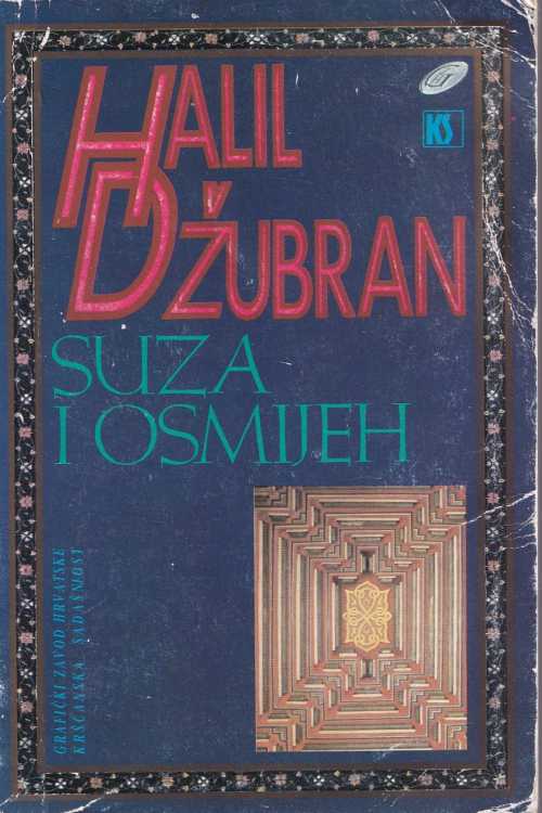 Suza i osmijeh - Halil Gibran, naslovnica knjige