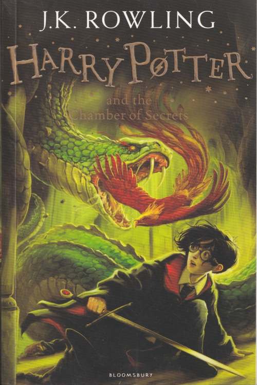 Harry Potter and the Chamber of Secrets: Book 2 - J.K. Rowling, naslovnica knjige