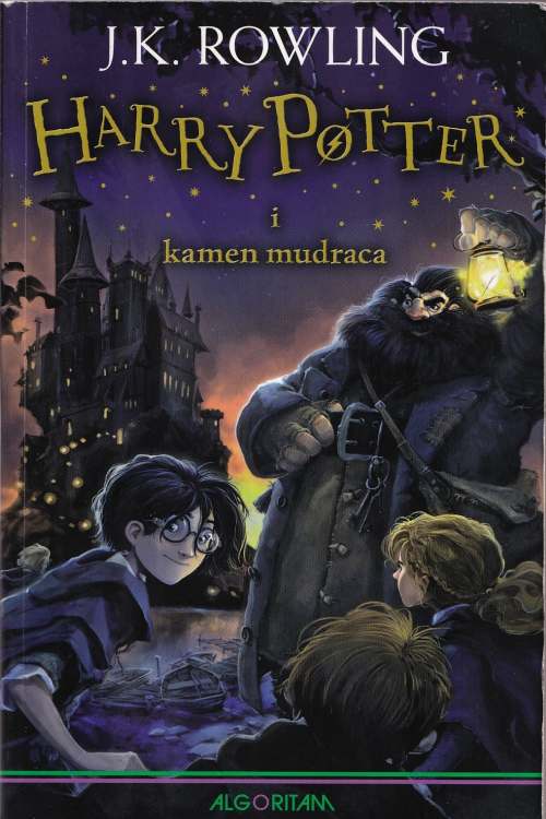 Harry Potter i kamen mudraca - J.K. Rowling, naslovnica knjige