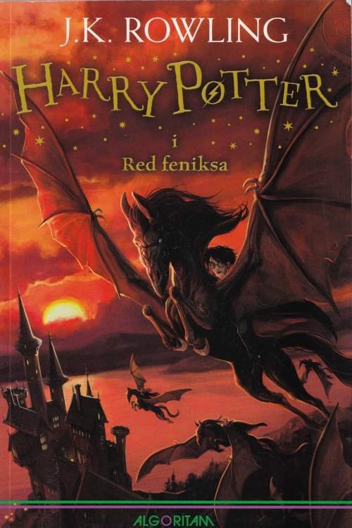 Harry Potter i Red feniksa - J.K. Rowling, naslovnica knjige