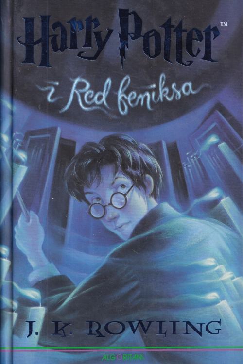 Harry Potter i Red feniksa - J.K. Rowling, naslovnica knjige