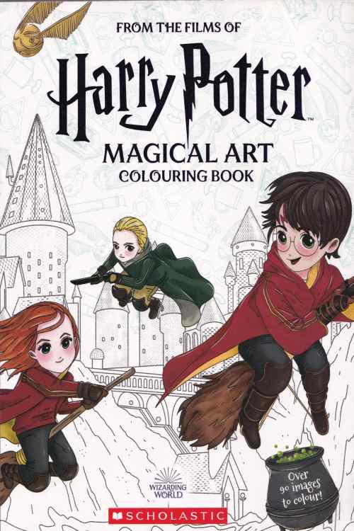 Harry Potter Magical Art Colouring Book, naslovnica knjige