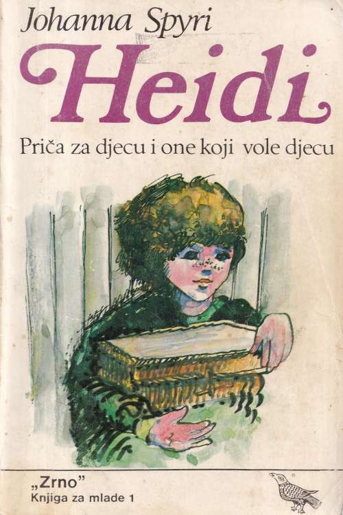 Heidi - Johanna Spyri, naslovnica knjige