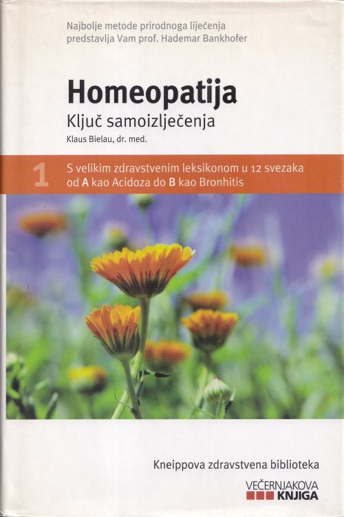 Homeopatija: Ključ samoizlječenja - Klaus Bielau, naslovnica knjige