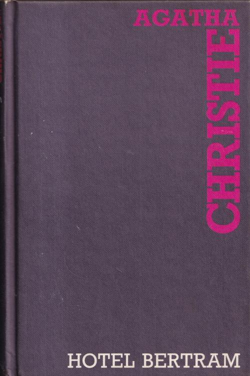Hotel Bertram - Agatha Christie, naslovnica knjige
