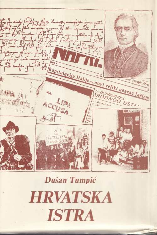 Hrvatska Istra - Dušan Tumpić, naslovnica knjige