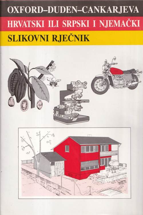 Hrvatski ili srpski i njemački slikovni rječnik - Vjekoslav Boban, naslovnica knjige