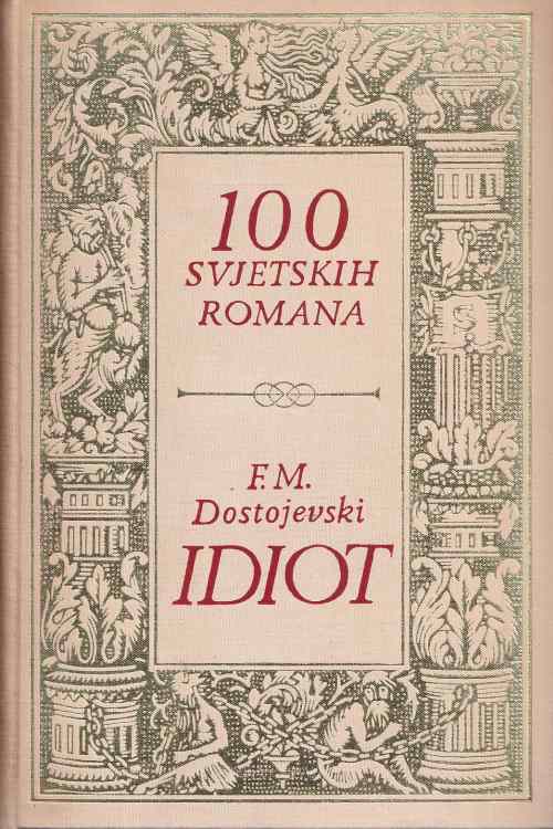 Idiot - F.M. Dostojevski, naslovnica knjige
