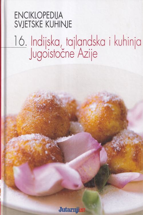 Enciklopedija mediteranske kuhinje: 16. Indijska, tajlandska i kuhinja Jugoistočne Azije, naslovnica knjige