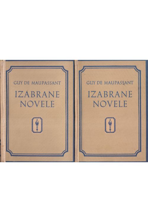 Izabrane novele 1-2 - Guy de Maupassant, naslovnica knjige