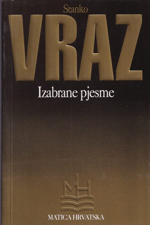 Izabrane pjesme - Stanko Vraz, naslovnica knjige