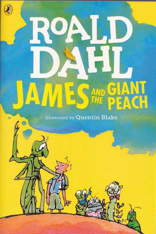 James and the Giant Peach - Roald Dahl, naslovnica knjige