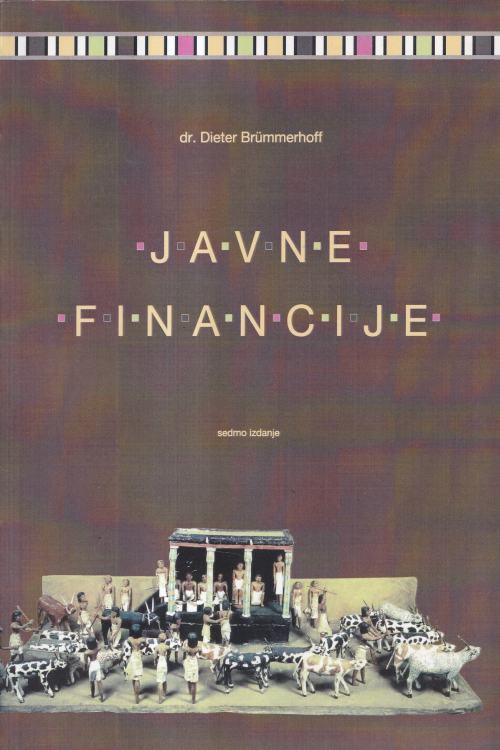 Javne financije - Dieter Brummerhoff, naslovnica knjige