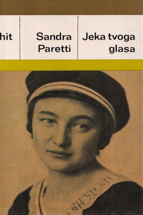 Jeka tvoga glasa - Sandra Paretti, naslovnica knjige