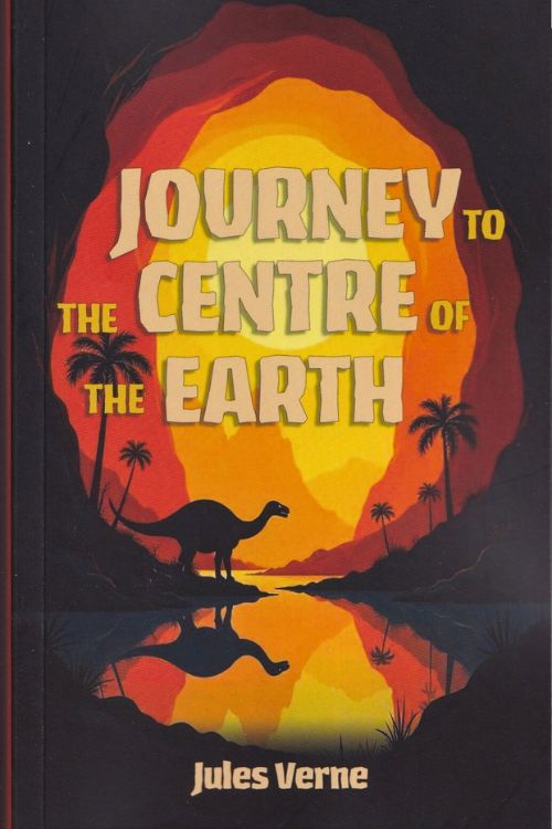 A Journey to the Center of the Earth - Jules Verne, naslovnica knjige