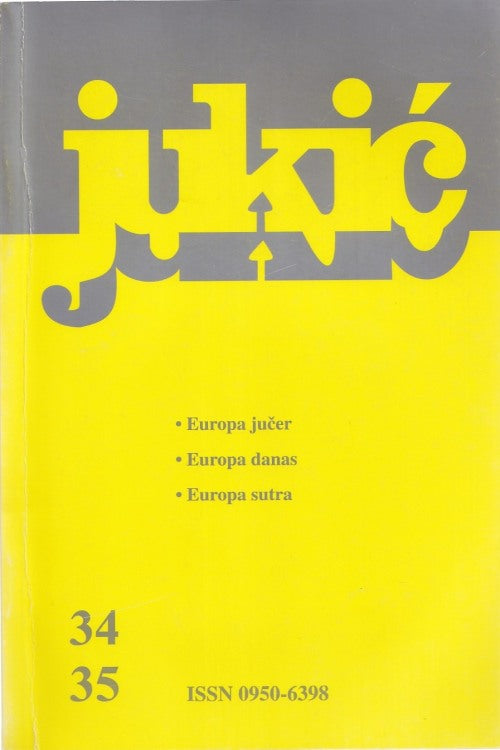 Europa jučer, danas, sutra - Jukić, naslovnica knjige