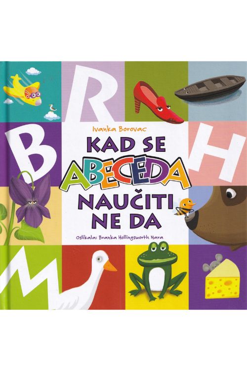 Kad se abeceda naučiti ne da - Ivanka Borovac, naslovnica knjige