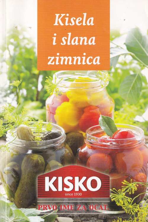 Kisela i slana zimnica, naslovnica knjige