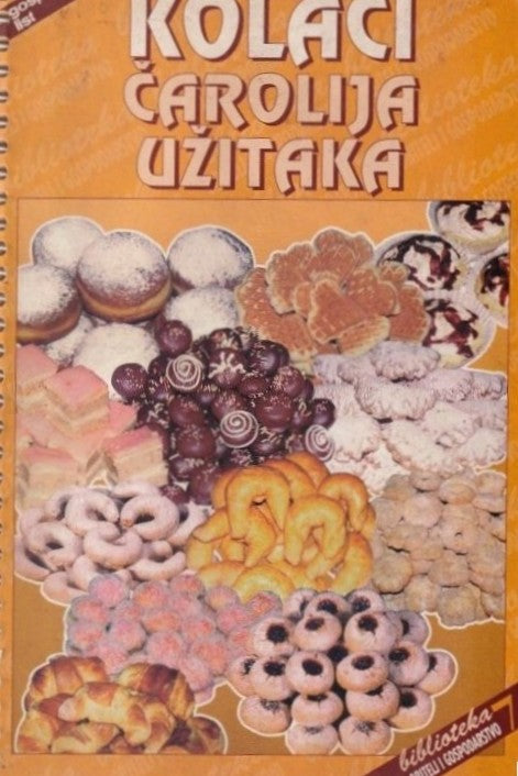 Kolači - čarolija užitka – Nada Ćuk, naslovnica knjige