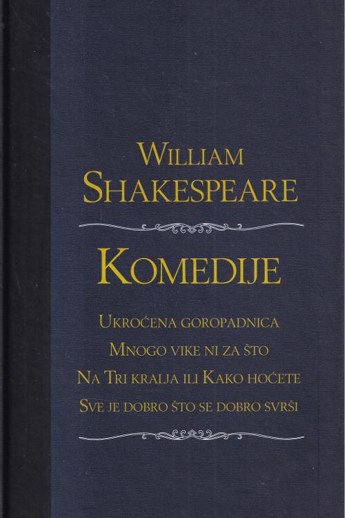 Komedije - William Shakespeare, naslovnica knjige