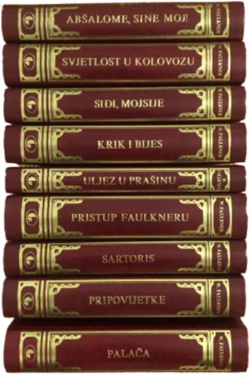 Odabrana djela 1-9 - William Faulkner, naslovnica knjige