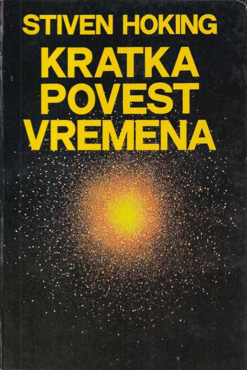 Kratka povest vremena - Stephen Hawking, naslovnica knjige