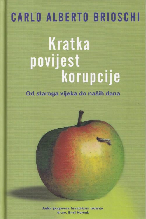 Kratka povijest korupcije - Carlo Alberto Brioschi, naslovnica knjige