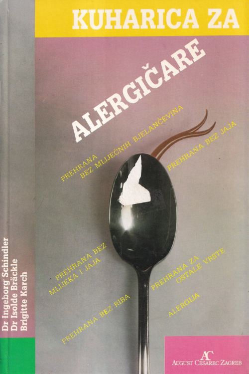 Kuharica za alergičare - Ingeborg Schindler, naslovnica knjige