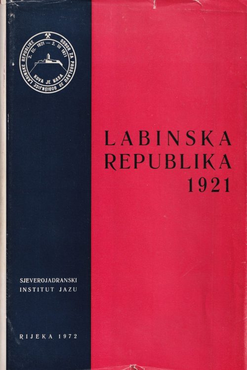 Labinska republika 1921, naslovnica knjige