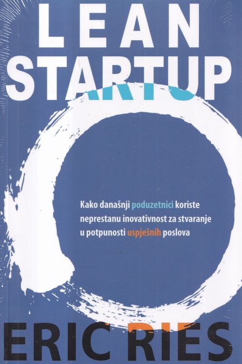 Lean Startup - Eric Ries, naslovnica knjige