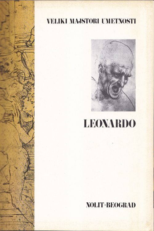 Veliki majstori umetnosti: Leonardo, naslovnica knjige
