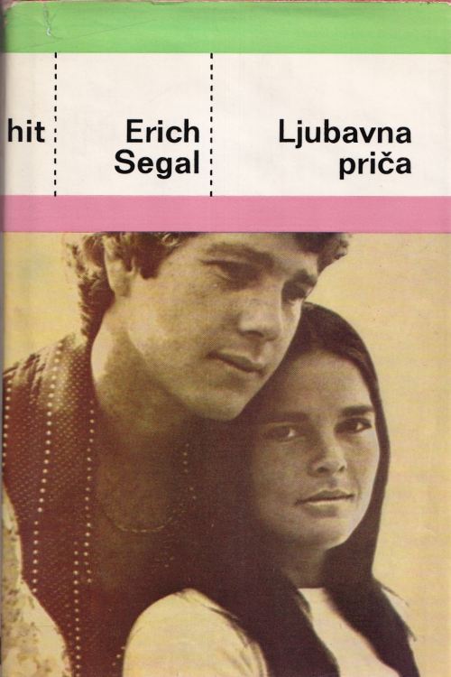 Ljubavna priča - Erich Segal, naslovnica knjige