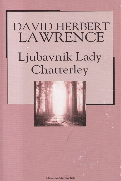 Ljubavnik Lady Chatterley - D.H. Lawrence, naslovnica knjige