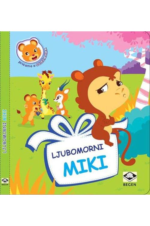 Ljubomorni Miki, naslovnica knjige