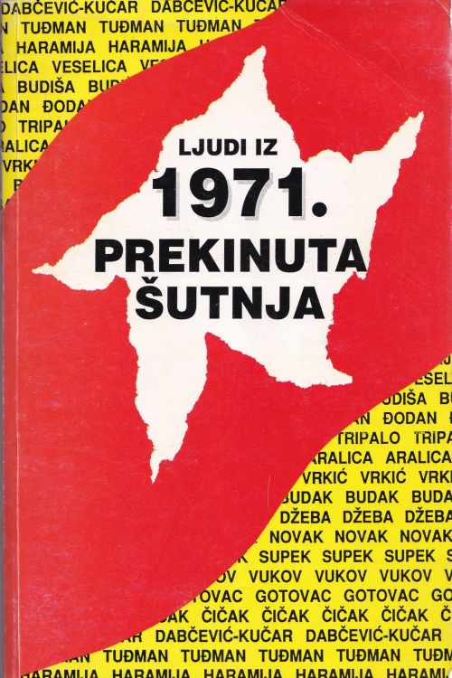 Ljudi iz 1971. prekinuta šutnja - Milovan Baletić, naslovnica knjige