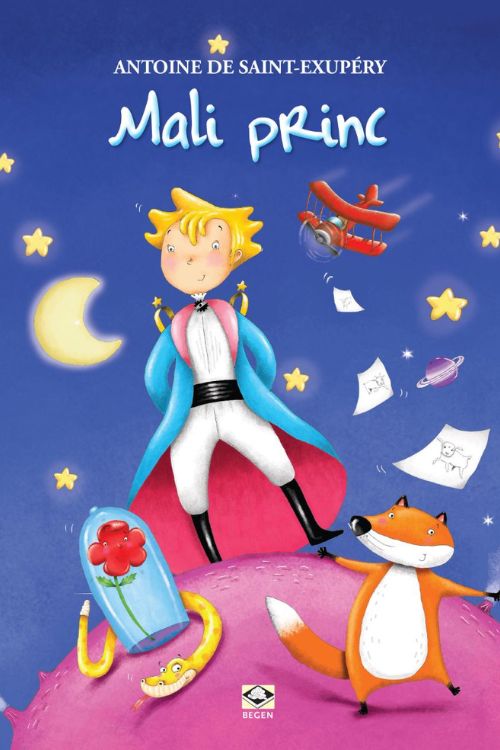 Mali princ - Antoine de Saint - Exupery, naslovnica knjige