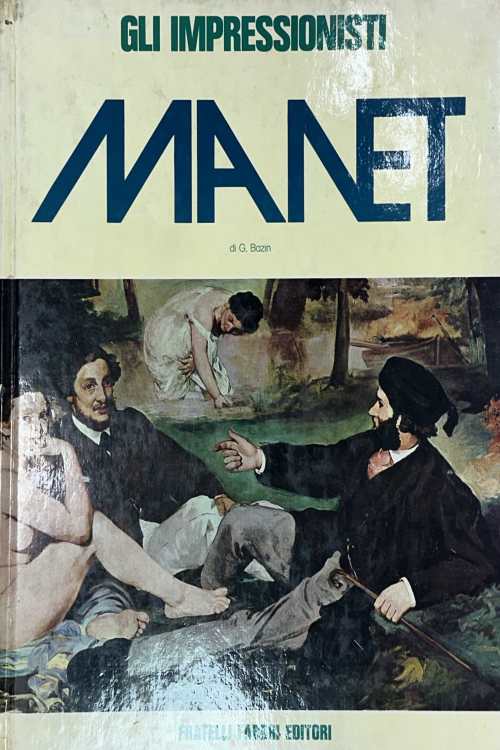 Manet - G. Bazin, naslovnica knjige