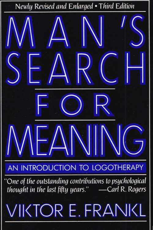 Man's Search for Meaning - Viktor E. Frankl, naslovnica knjige